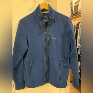 L.L. Bean Blue Fleece Pullover vintage